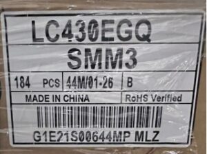 LG 4K 43 Inches TV Display LC430EGQ-SMM3