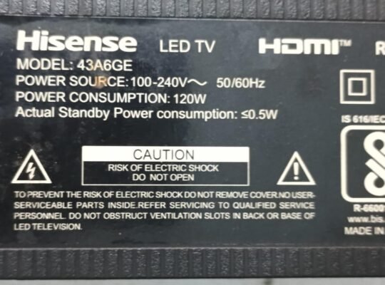 Hisense 43A6GE Complete LED TV Parts Kit