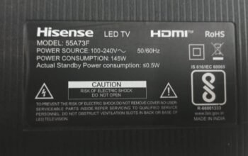 Hisense 55A73F Complete LED TV Parts Kit