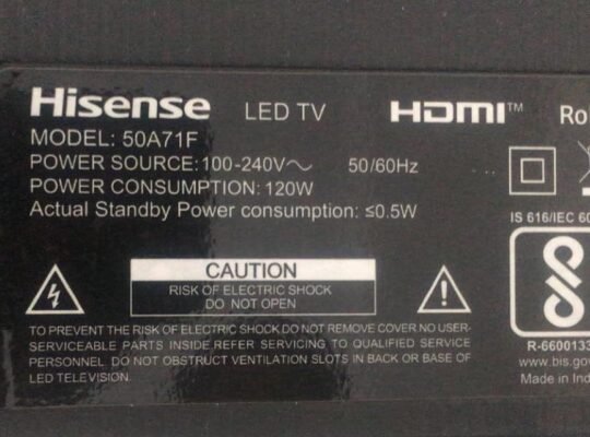 Hisense TV Model 50A71F Motherboard RSAG7.820.9574