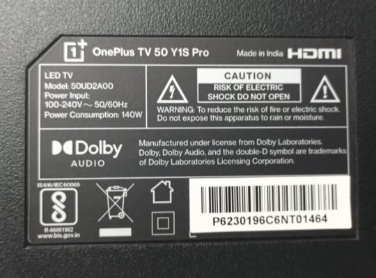 Oneplus 50UD2A00 Complete LED TV Parts