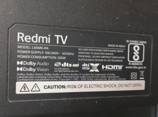 Redmi L65M6-RA Complete LED TV Parts Kit