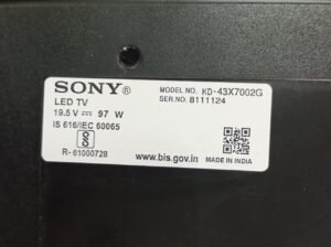 Sony KD-43X7002G Complete LED TV Parts Kit