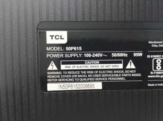 TCL 50P615 Motherboard 40-RT51N5-MPA2HG-C / TPD.RT2851T.PC778