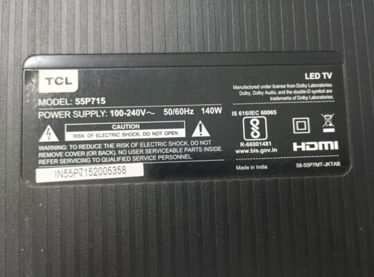TCL 55P715 Complete LED TV Parts Kit