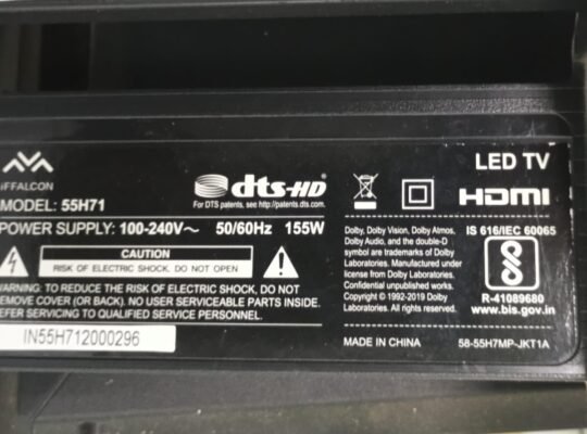 iffalcon 55H71 Complete LED TV Parts Kit