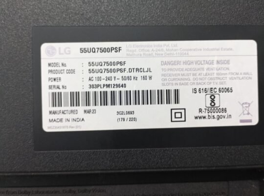 LG 55UQ7500PSF Complete LED TV Parts Kit