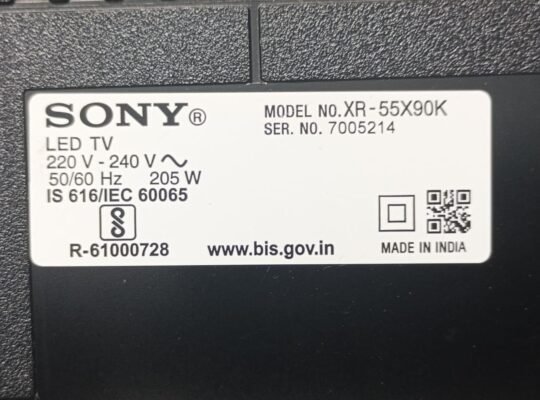 Sony XR-55X90K LED TV Parts List