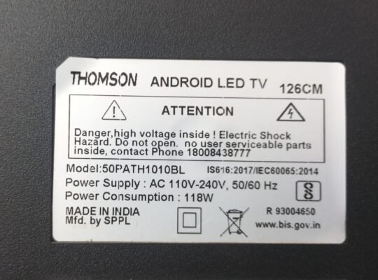 Thomson 50PATH1010BL LED TV Parts Best Price