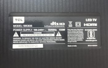 TCL 55C635 LED TV Parts List