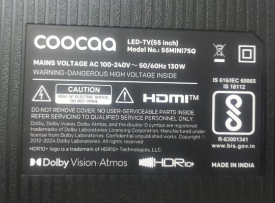 55MINI75Q COOCAA TV Parts